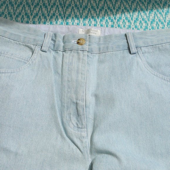 CJ Banks Textured Denim Jeans Straight Leg 10 NWT - Picture 3 of 7